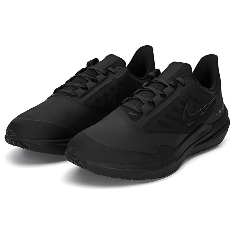 Sneakers da uomo Nike Air Winflo 9 Shield Triple Black Off-Noir Grigio Fumo Scuro DM1106-007 45 miniatura 5