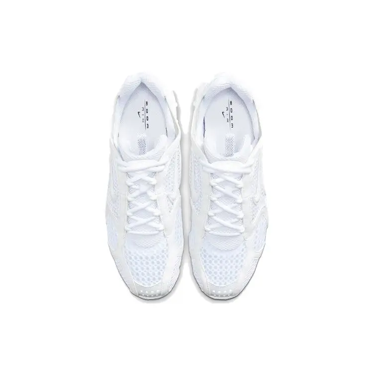 Sneakers da uomo Nike Air Zoom Spiridon Cage 2 Triple White Nere CJ1288-100 40 5 miniatura 3