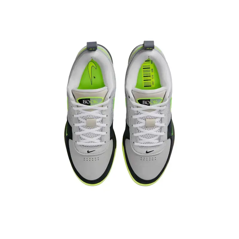 Sneakers da uomo Nike Book 1 EP Neon 95 Verde Fumo Chiaro-Grigio Volt IO9704-001 43 miniatura 3