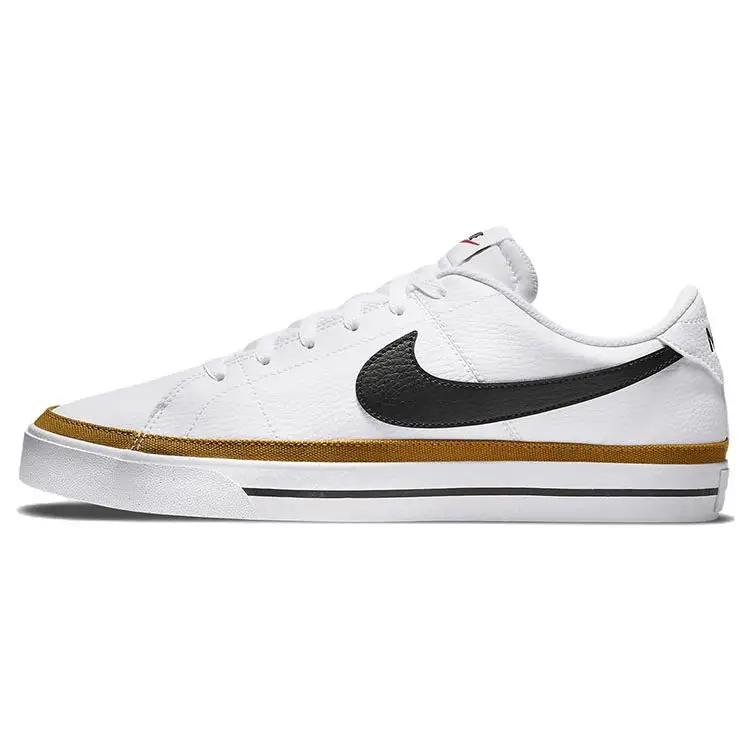 Sneakers da uomo Nike Court Legacy Next Nature Bianco Ocra Deserto Nero DH3162-100 38 5