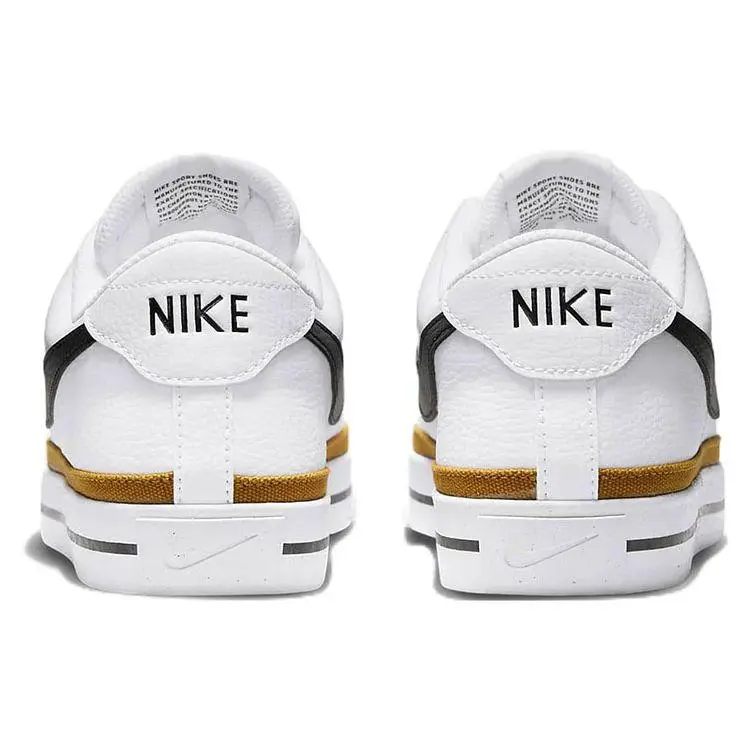 Nike Sneakers da uomo Court Legacy Next Nature Bianco Ocra e Nero miniatura 4