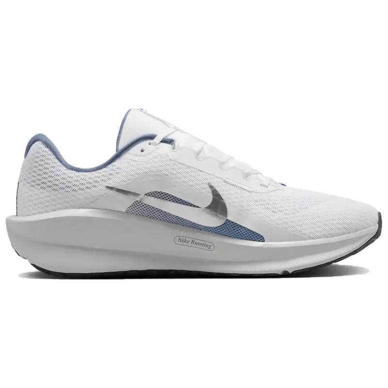 Sneakers da uomo Nike Downshifter 13 Bianco Polvere di Fotone Ardesia Cenere Argento Metallizzato FD6454-102 38 5 miniatura 2