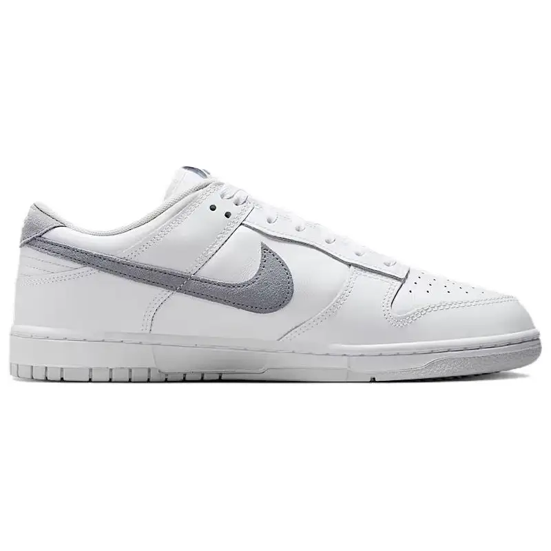 Sneakers da Uomo Nike Dunk Low Bianche Ardesia Cenere Summit-White Platino Puro IH0632-141 38 5 miniatura 2