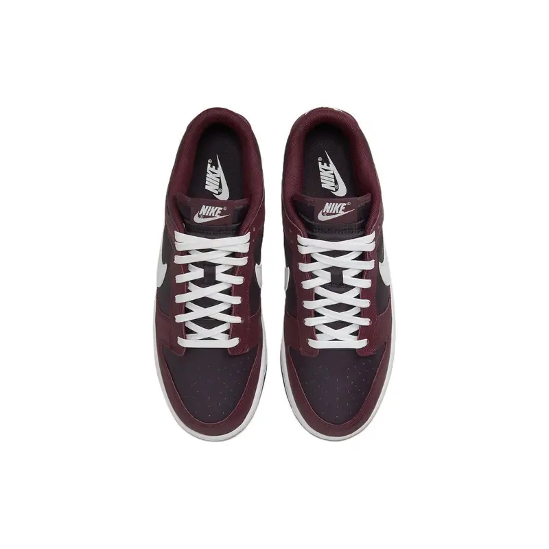Sneakers da uomo Nike Dunk Low Dark Beetroot Rosso Bianco DJ6188-600 40 5 miniatura 5
