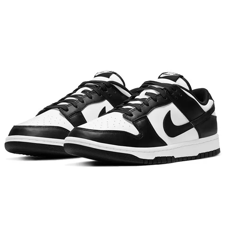 Sneakers da uomo Nike Dunk Low Nero Bianco DD1391-100 46 miniatura 3