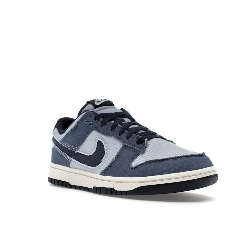 Sneakers da uomo Nike Dunk Low SE Light Armory Blue Denim Blu Diffuso Avorio Pallido Blu Notte HF3141-400 43 miniatura 4