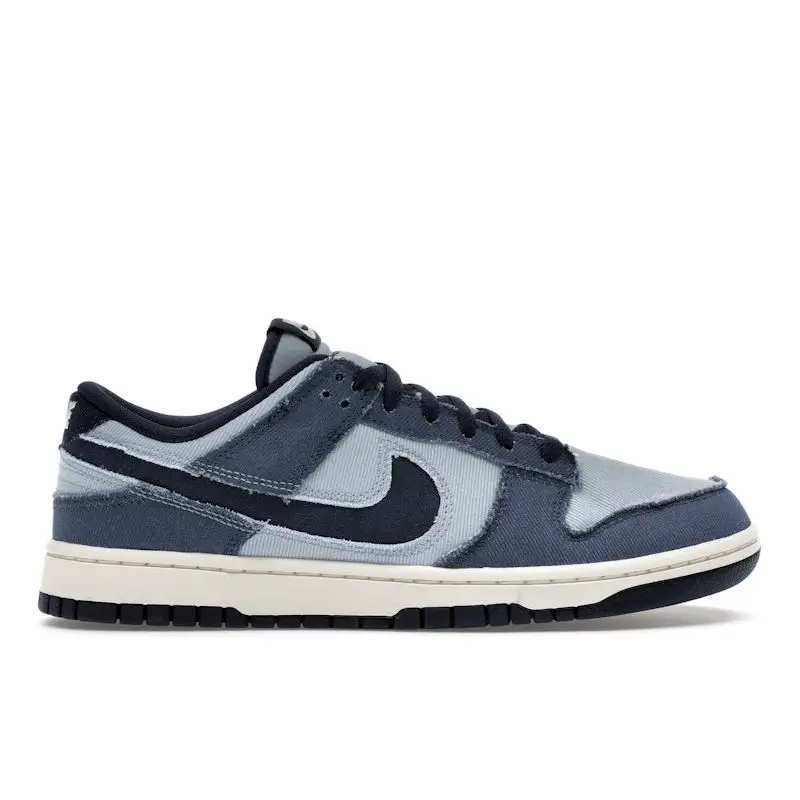 Sneakers da uomo Nike Dunk Low SE Light Armory Blue Denim Blu Diffuso Avorio Pallido Blu Notte HF3141-400 43