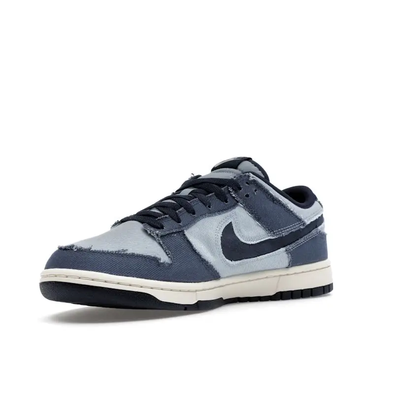 Sneakers da uomo Nike Dunk Low SE Light Armory Blue Denim Blu Diffuso Avorio Pallido Blu Notte HF3141-400 45 miniatura 3