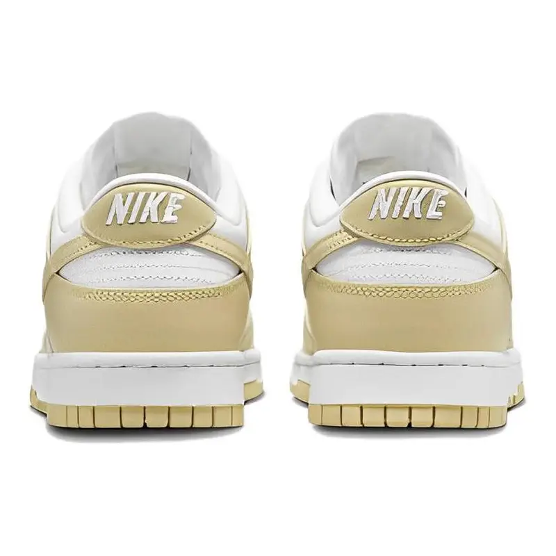 Sneakers da Uomo Nike Dunk Low Team Gold Giallo Bianco Grigio Lupo DV0833-100 44 5 miniatura 2
