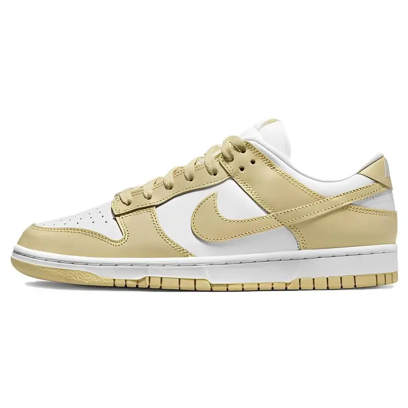 Sneakers da Uomo Nike Dunk Low Team Gold Giallo Bianco Grigio Lupo DV0833-100 45 5
