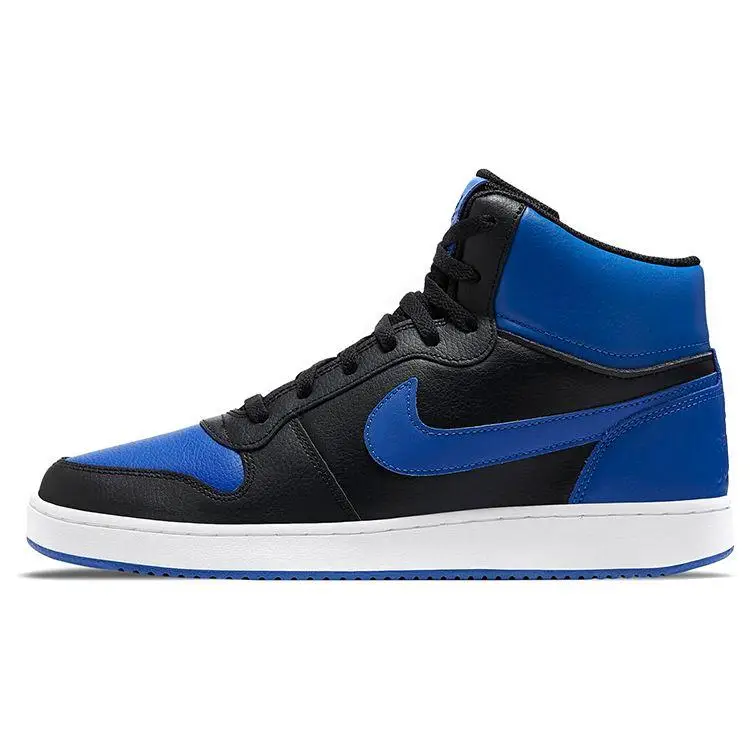 Sneakers da uomo Nike Ebernon Mid Nero Blu Reale Bianco AQ1773-001 44 5