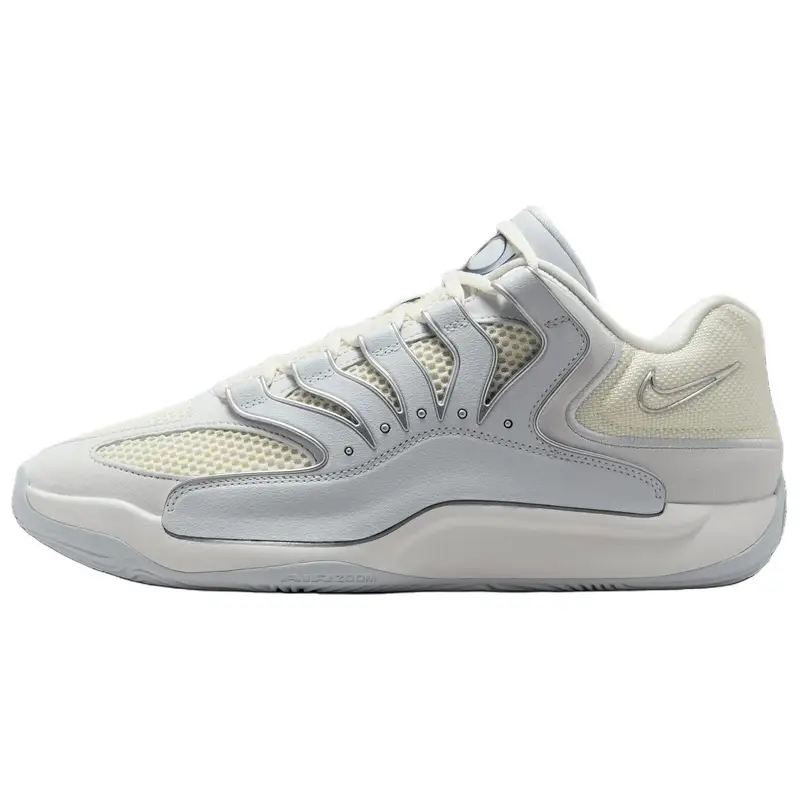Sneakers da uomo Nike KD 18 EP Soft Pearl Grigio Platino Puro Bianco Summit HV1991-001 40 5