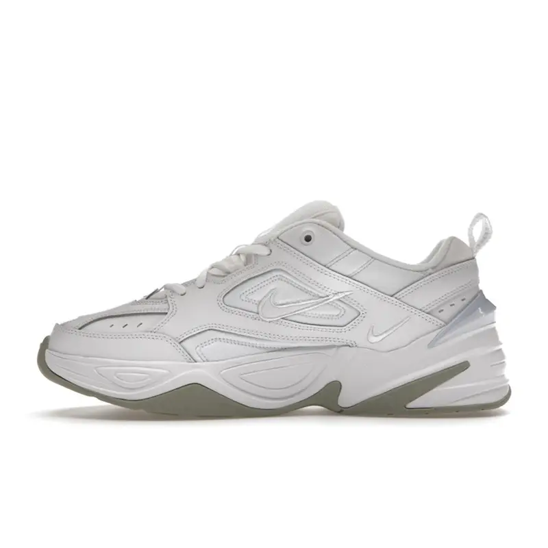 Sneakers da Uomo Nike M2K Tekno Bianche Platino Puro-Bianco AV4789-101 49 5 miniatura 3