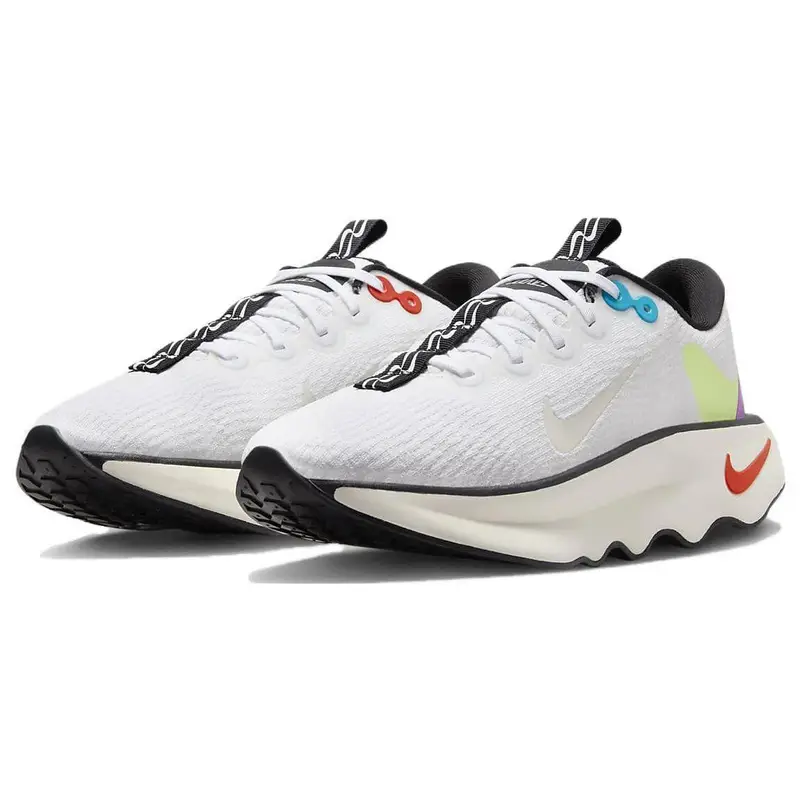 Sneakers da uomo Nike Motiva SE Avorio Pallido Lime Blast Bianco Nero FJ1058-100 44 miniatura 5