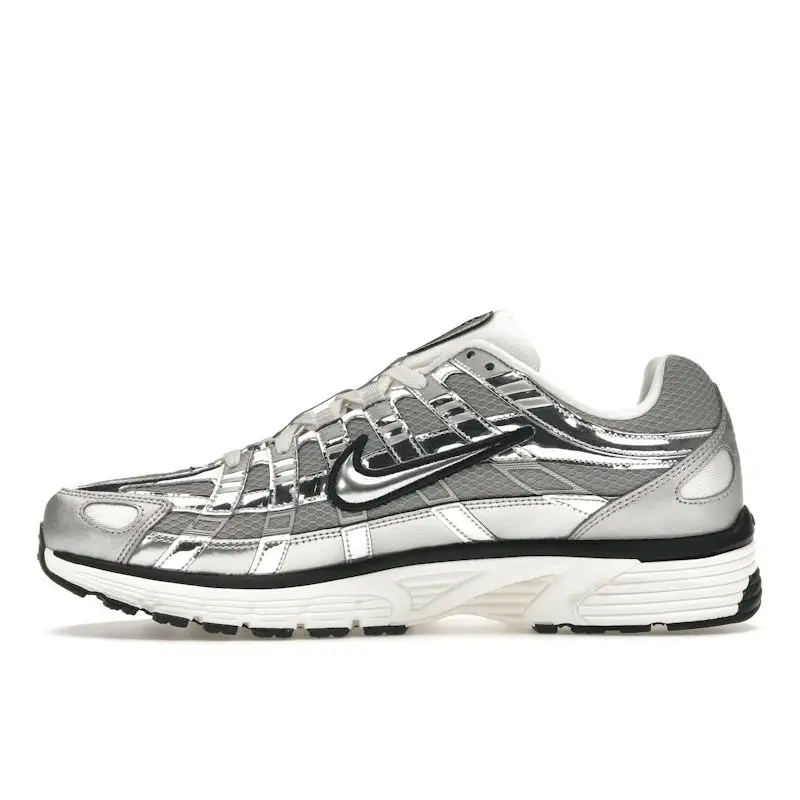 Sneakers da uomo Nike P-6000 Argento Metallizzato Vela Nero CN0149-001 38 5 miniatura 3