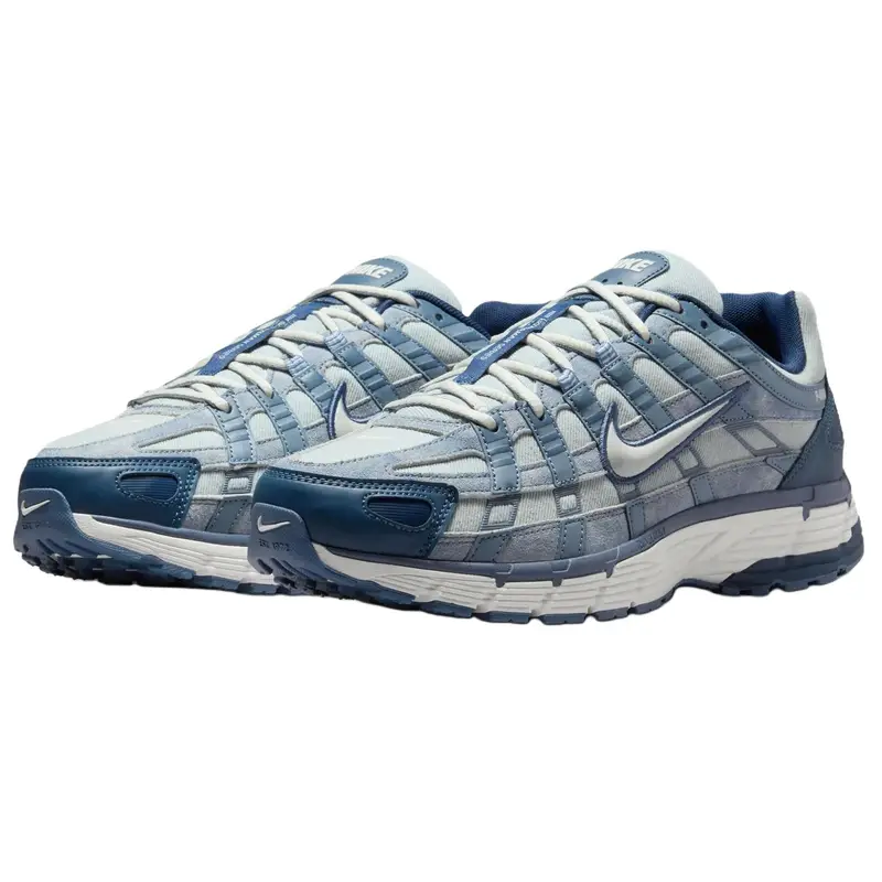 Sneakers da uomo Nike P-6000 SE Denim blu consumato Ardesia cinerea Blu diffuso Perla morbida IH3646-499 46 miniatura 5