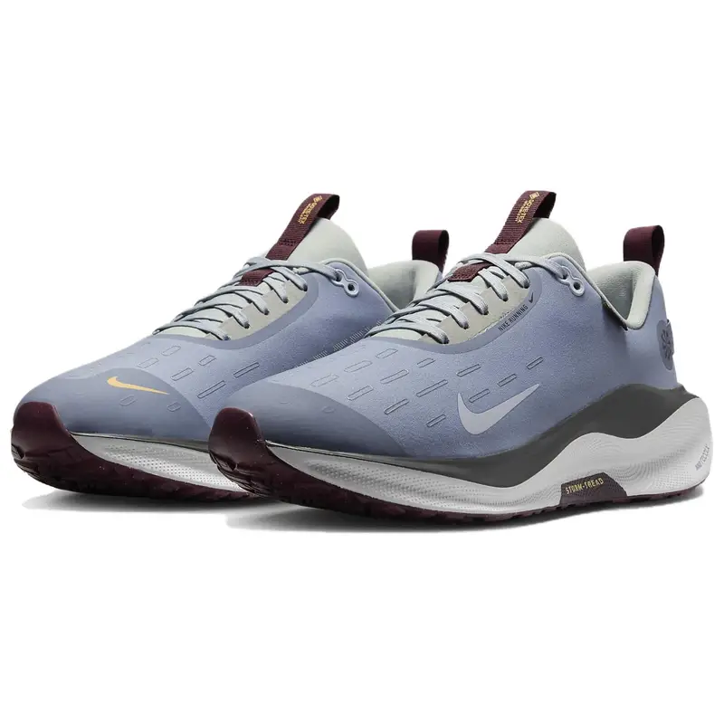 Sneakers da uomo Nike ReactX Infinity Run 4 GORE-TEX Ardesia Cenere Blu Chiaro-Pietra Pomice Grigio Fumo Scuro HQ0265-400 44 5 miniatura 4