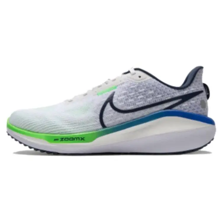 Sneakers da uomo Nike Vomero 17 Bianco Blu Tuono Platino Tinta Blu Racer FB1309-100 44 5