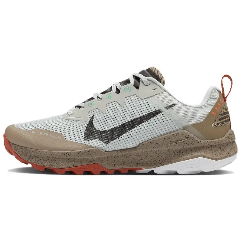 Sneakers da uomo Nike Wildhorse 8 Argento Chiaro Kaki Grigio Corallo Vintage Velluto Marrone DR2686-005 42
