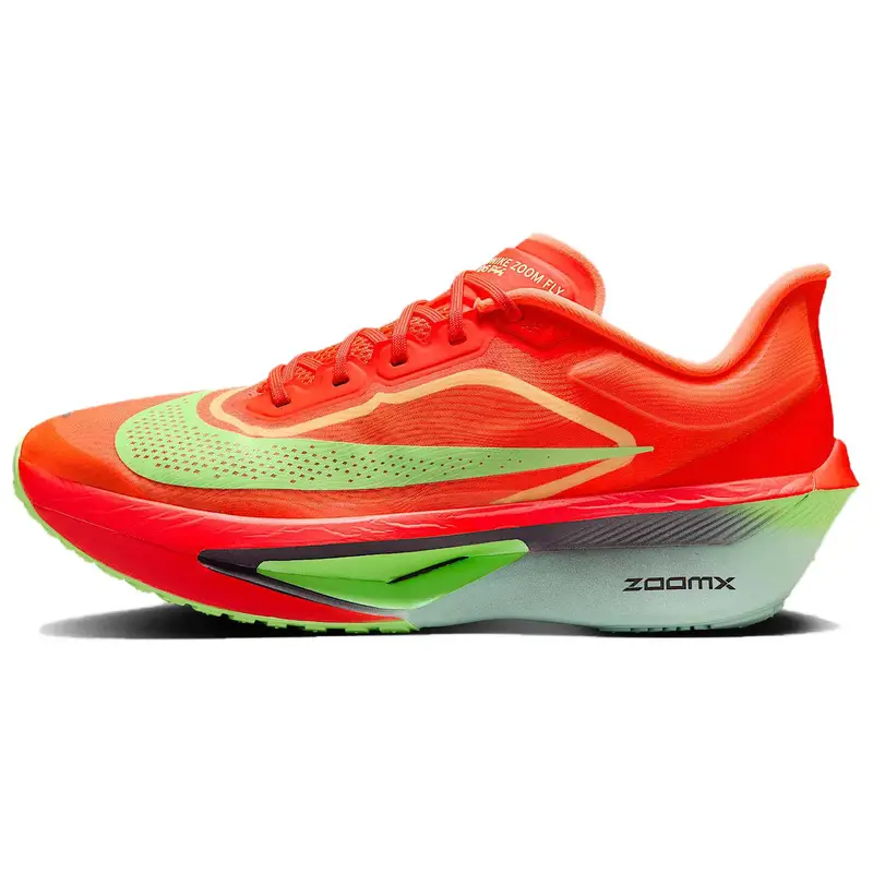 Sneakers da uomo Nike Zoom Fly 6 Bright Crimson Lime Blast Rosso Menta-Schiuma Viola Grotta FN8454-601 42 5
