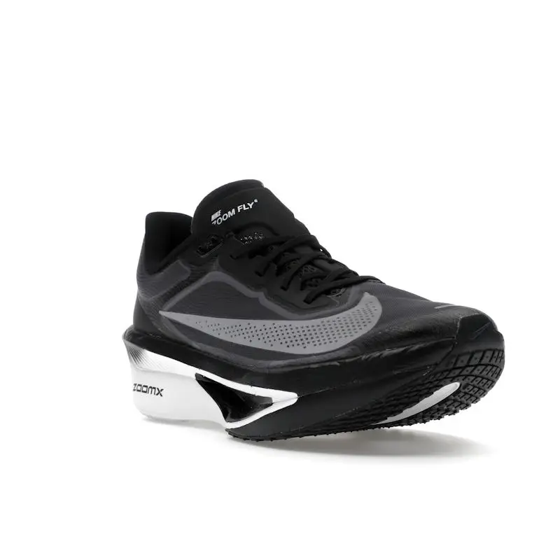 Sneakers da uomo Nike Zoom Fly 6 Nero Grigio fumo chiaro Bianco FN8454-001 47 miniatura 2