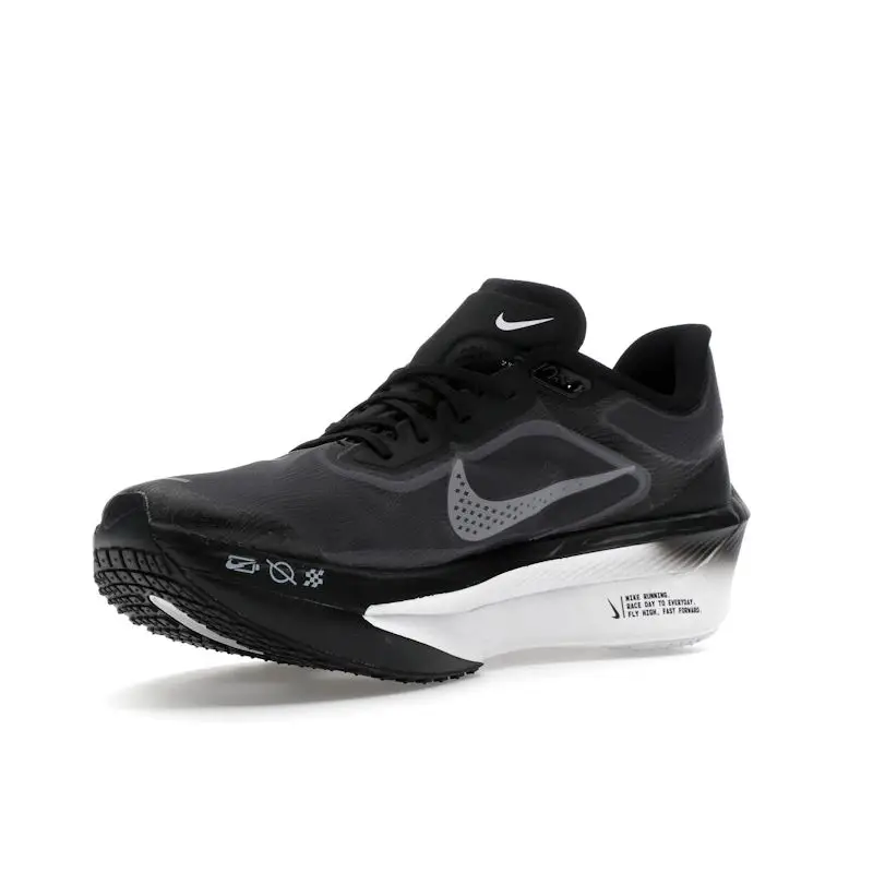 Sneakers da uomo Nike Zoom Fly 6 Nero Grigio fumo chiaro Bianco FN8454-001 miniatura 5