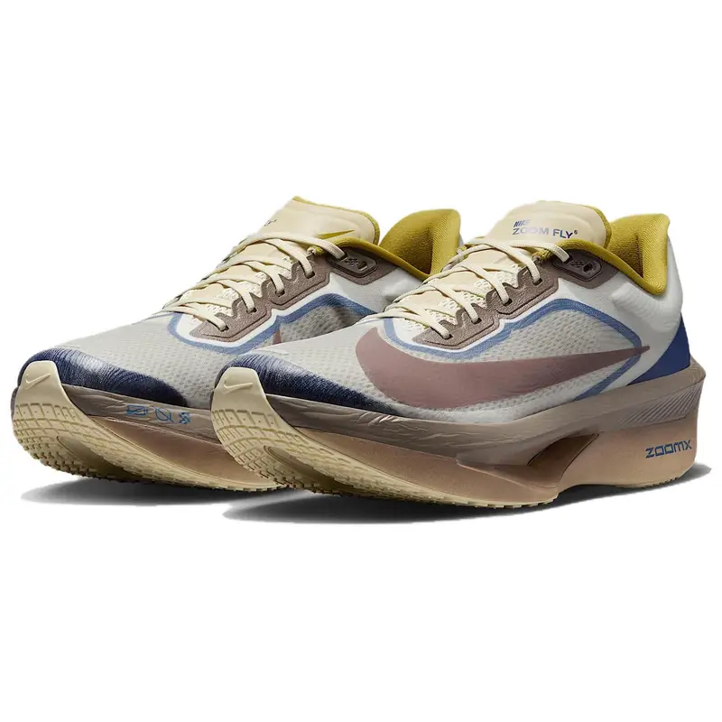 Sneakers da uomo Nike Zoom Fly 6 Premium Pietra di grotta Blu vuoto Marrone Osso chiaro Borgogna-Crush HV4366-072 43 miniatura 2