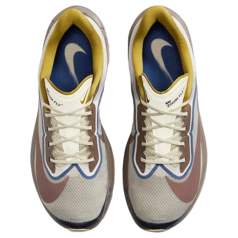 Sneakers da uomo Nike Zoom Fly 6 Premium Pietra di grotta Blu vuoto Marrone Osso chiaro Borgogna-Crush HV4366-072 43 miniatura 3