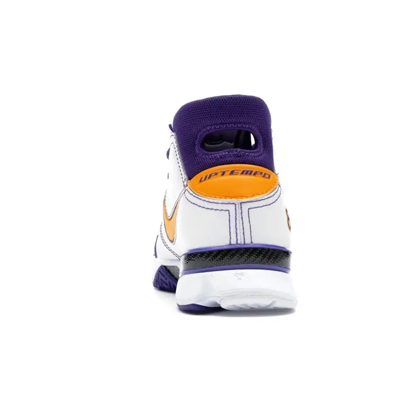 Sneakers da uomo Nike Zoom Kobe 1 Protro Final Seconds Bianco Del-Sol-Viola Varsity AQ2728-101 41 miniatura 3