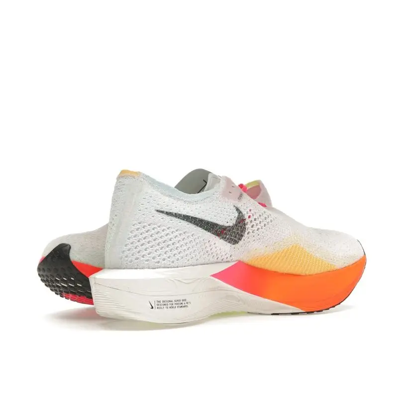 Sneakers da uomo Nike ZoomX VaporFly Next% 3 Multicolor Volt Iper-Rosa Nero HQ3219-902 42 miniatura 3