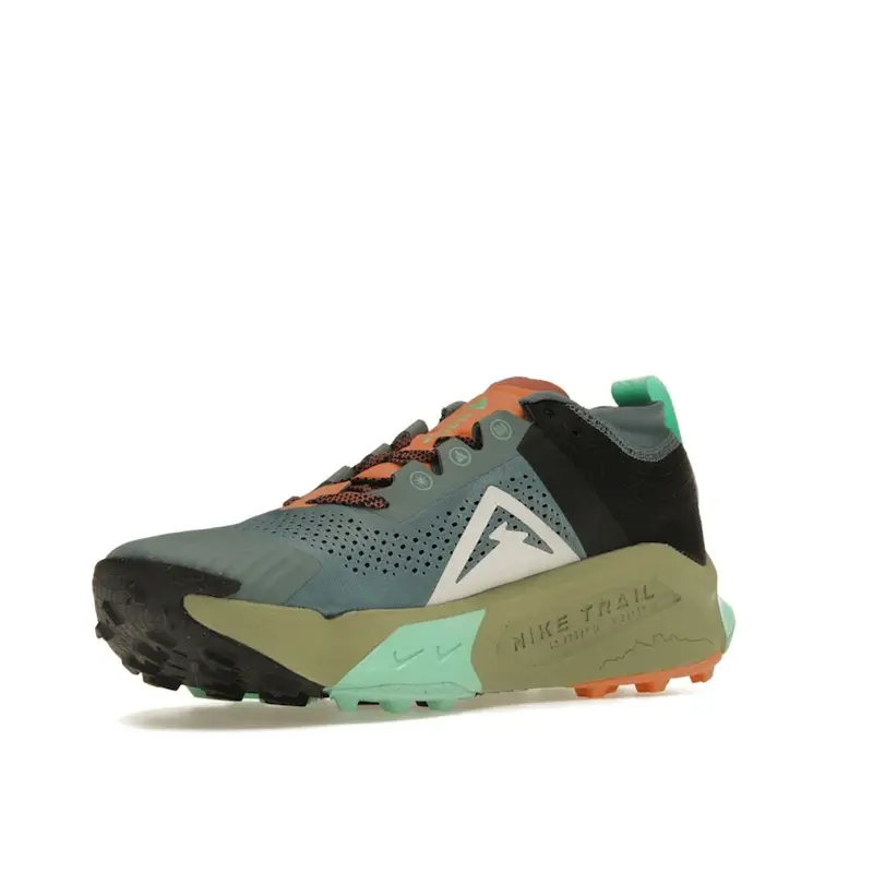 Sneakers da uomo Nike ZoomX Zegama Ardesia Minerale Verde Nero Verde-Glow DH0623-300 44 miniatura 2