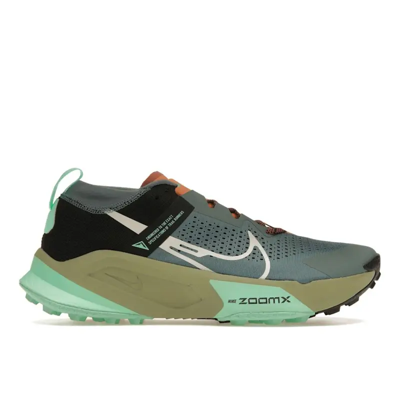 Sneakers da uomo Nike ZoomX Zegama Ardesia Minerale Verde Nero Verde-Glow DH0623-300 44