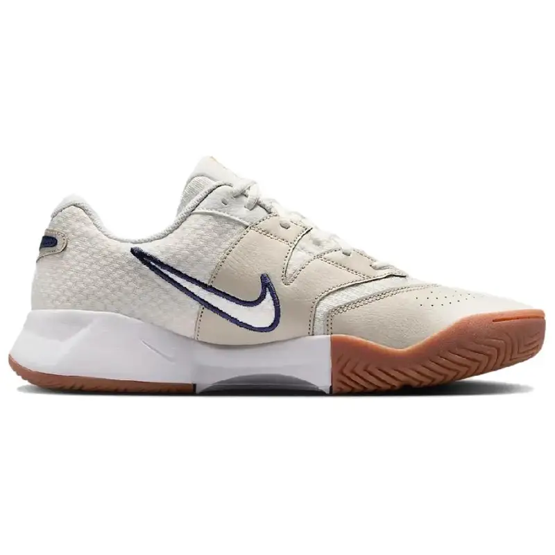 Sneakers da uomo NikeCourt Lite 4 Light Bone Binary Blue Crema Summit-White Bianco FD6574-102 42 5 miniatura 4