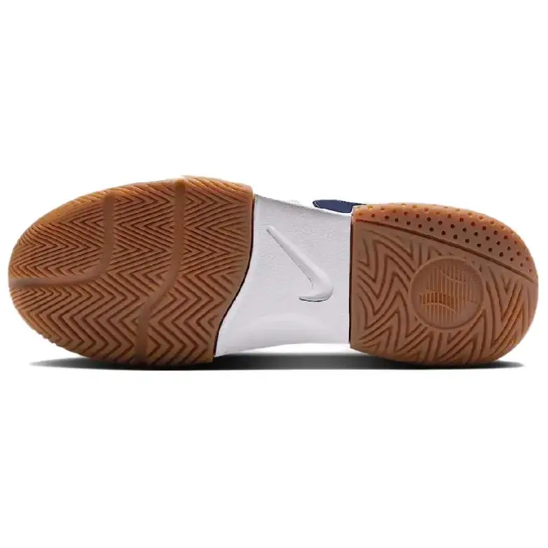 Sneakers da uomo NikeCourt Lite 4 Light Bone Binary Blue Crema Summit-White Bianco FD6574-102 42 5 miniatura 5