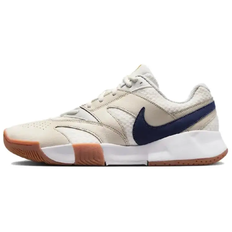 Sneakers da uomo NikeCourt Lite 4 Light Bone Binary Blue Crema Summit-White Bianco FD6574-102 42 5