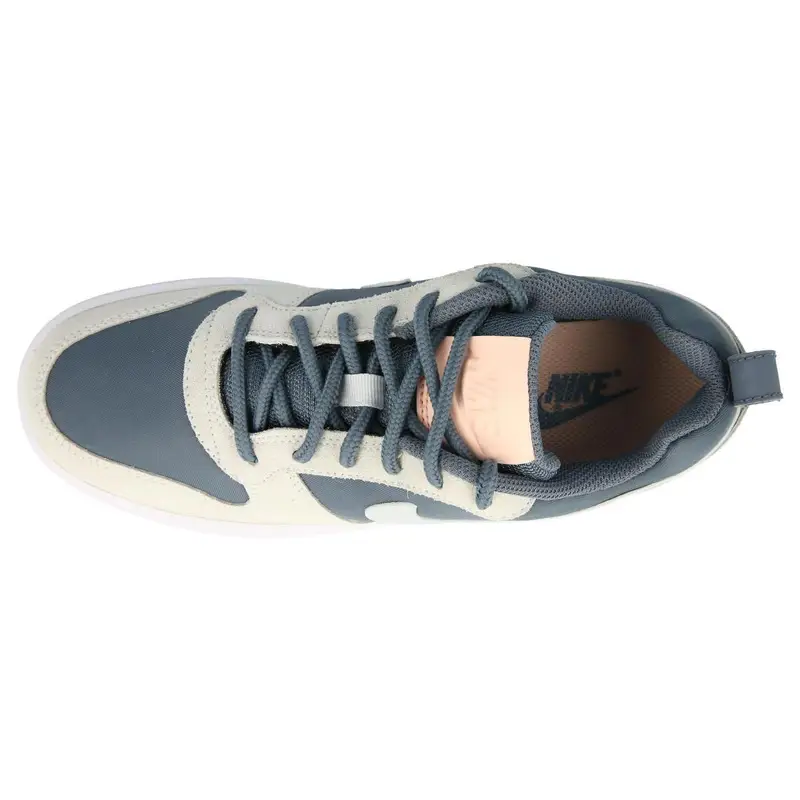 Sneakers Donna Nike Court Borough Low Premium Blu Armeria Platino Puro Bianco 861533-400 39 miniatura 2