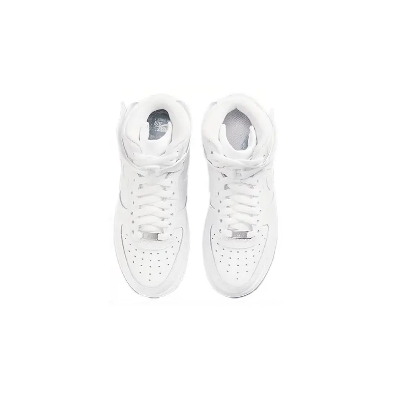 Sneakers Nike Air Force 1 High LE GS Triple White Bambino DH2943-111 38 5 miniatura 4