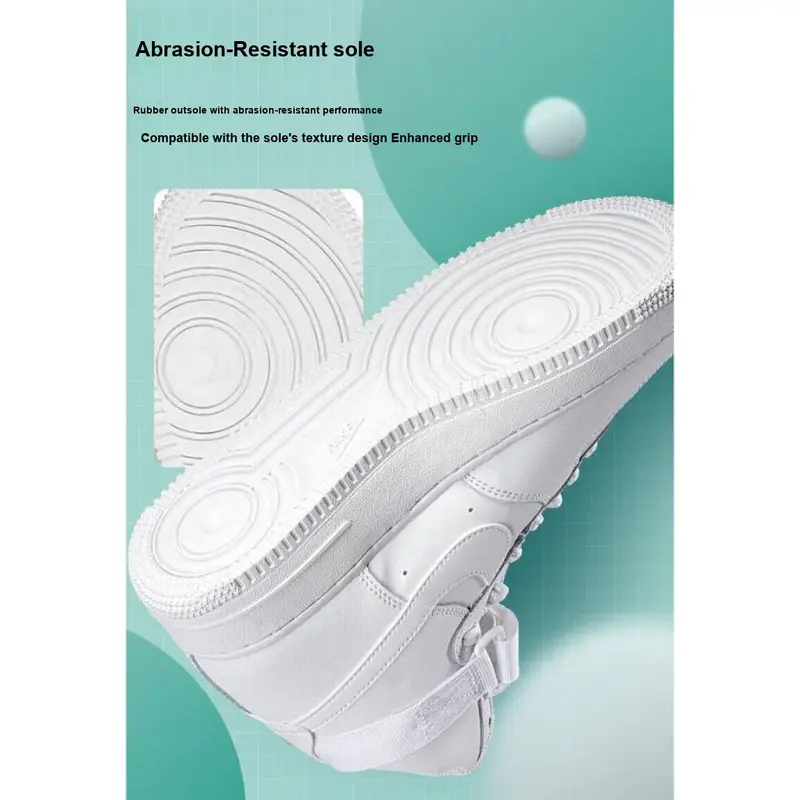 Sneakers Nike Air Force 1 High LE GS Triple White Bambino DH2943-111 38 5 miniatura 5