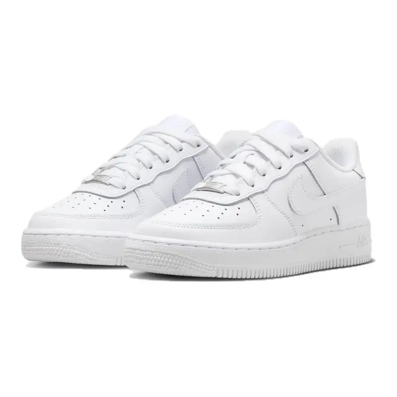 Sneakers Nike Air Force 1 LE GS Triple White per Bambini FV5951-111 37 5 miniatura 4