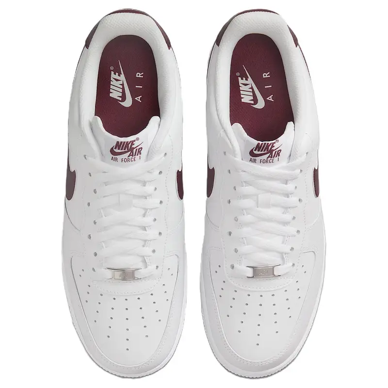 Sneakers Nike Air Force 1 Low 07 Bianche Burgundy Crush FJ4146-112 46 bianco miniatura 5