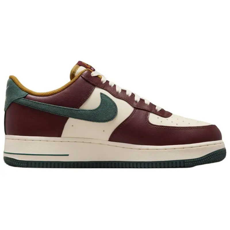 Sneakers Nike Air Force 1 Low 07 LV8 Rosso Scuro Team Verde Vintage HQ3612-113 39 miniatura 4