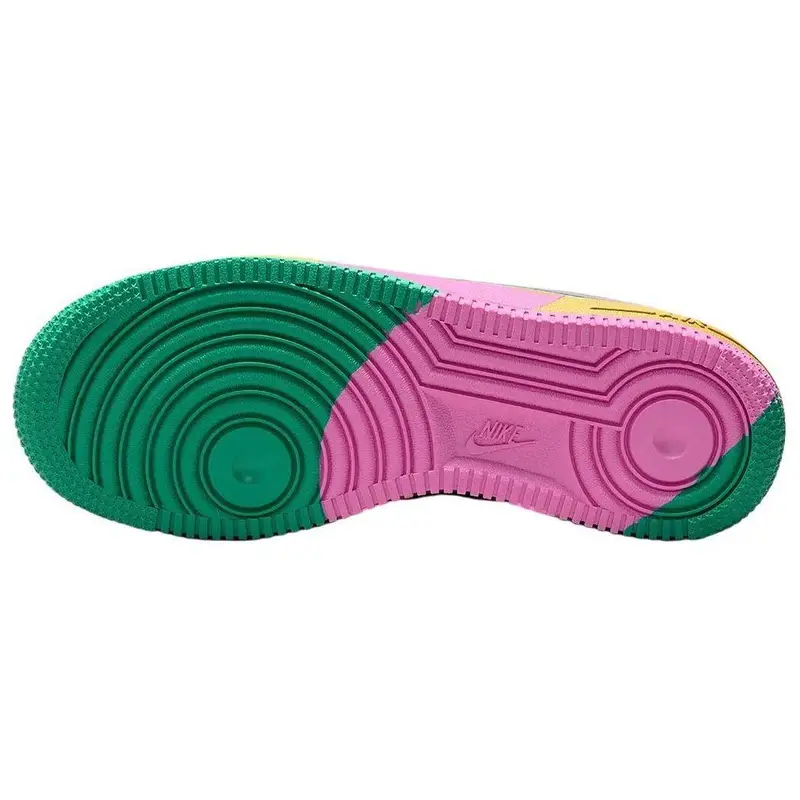 Sneakers Nike Air Force 1 LV8 2 GS Dance Bambino Multicolor Nero Azzurro-Armatura-Chiaro FJ3288-001 38 miniatura 5