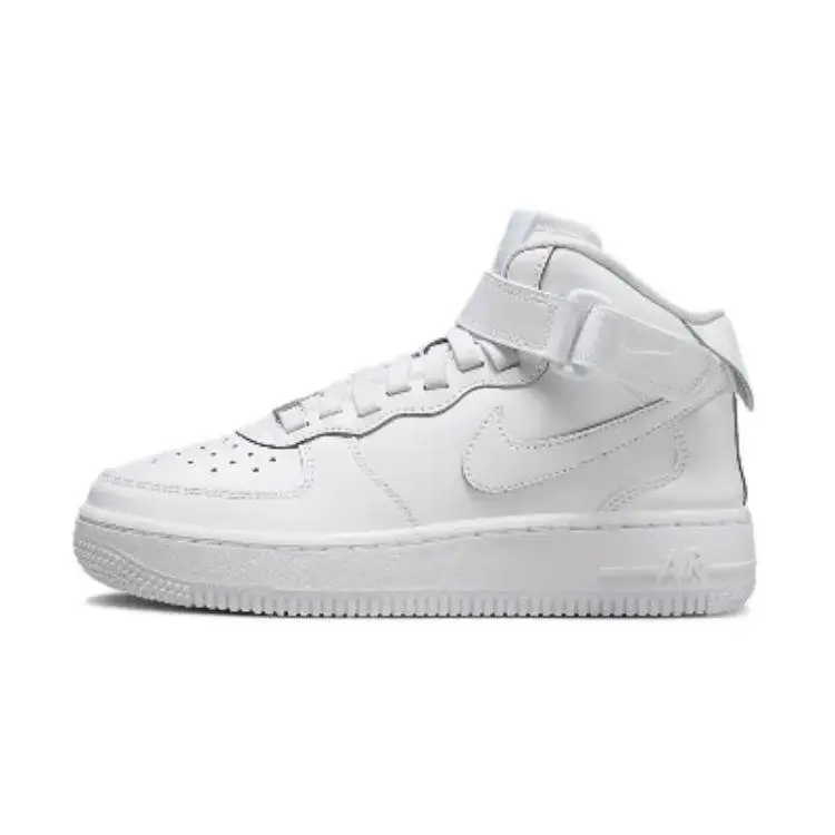 Sneakers Nike Air Force 1 Mid EasyOn SE GS Triple White per Bambini FN1193-111 38 5