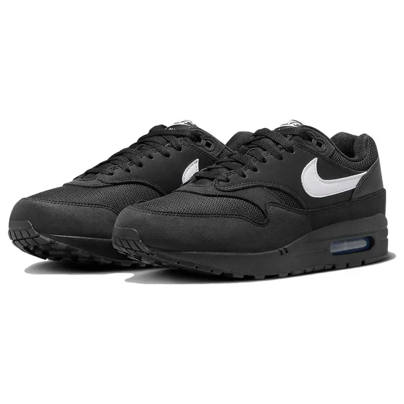 Sneakers Nike Air Max 1 Nere da Uomo Bianche FZ0628-010 40 5 miniatura 3