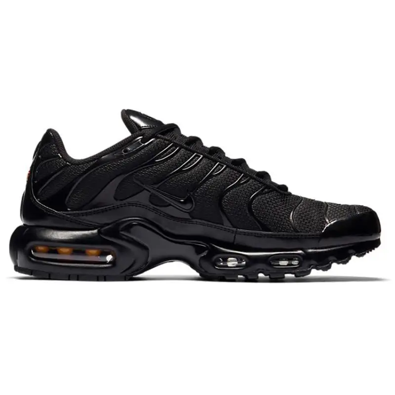 Sneakers Nike Air Max Plus Triple Black Scarpe Casual 604133-050 45 5 miniatura 5