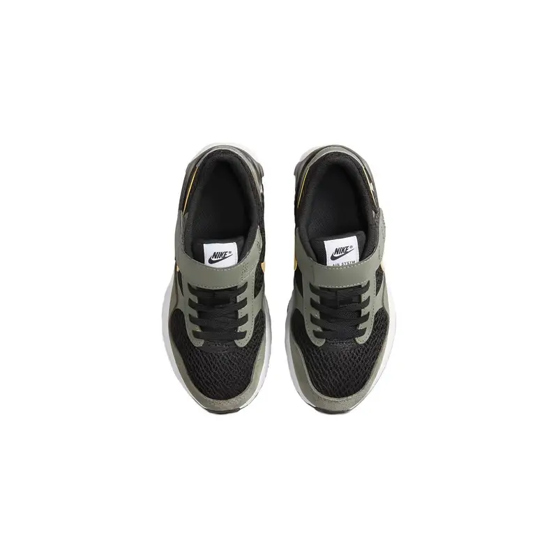 Sneakers Nike Air Max SYSTM PS Stucco Scuro Oro Saturno Bambino Verde Nero DQ0285-007 32 miniatura 2