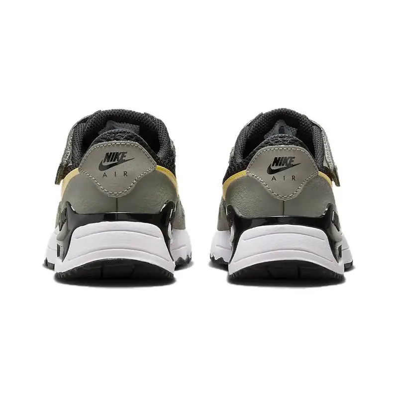 Sneakers Nike Air Max SYSTM PS Stucco Scuro Oro Saturno Bambino Verde Nero DQ0285-007 33 5 miniatura 5