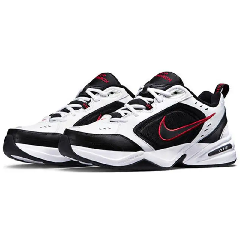 Sneakers Nike Air Monarch Iv Bianco Nero 415445-101 46 miniatura 2