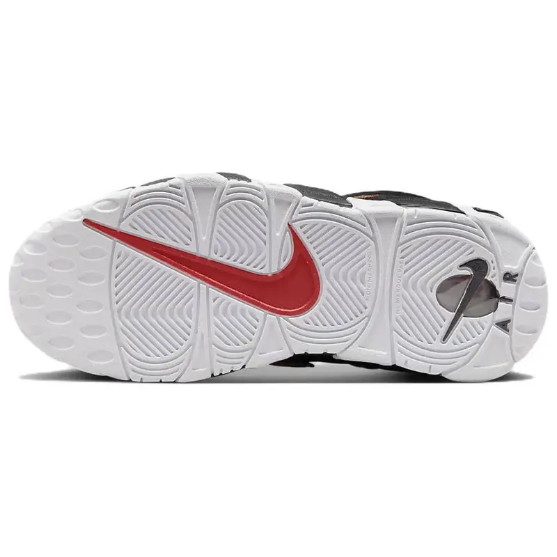 Sneakers Nike Air More Uptempo GS Punta Rossa Bambino Nero University-Red Bianco FB1344-001 36 5 miniatura 5