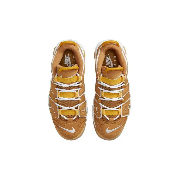 Sneakers Nike Air More Uptempo GS Wheat Bambino Marrone Polline Gomma-Marrone-Chiaro DQ4713-700 39 miniatura 5